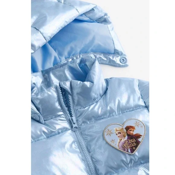 H&M Disney Frozen Puffer Coat - Picture 2 of 6